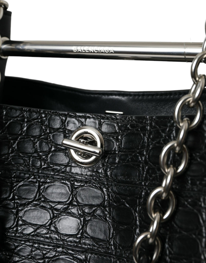 Crocodile Leather Maxi Bag