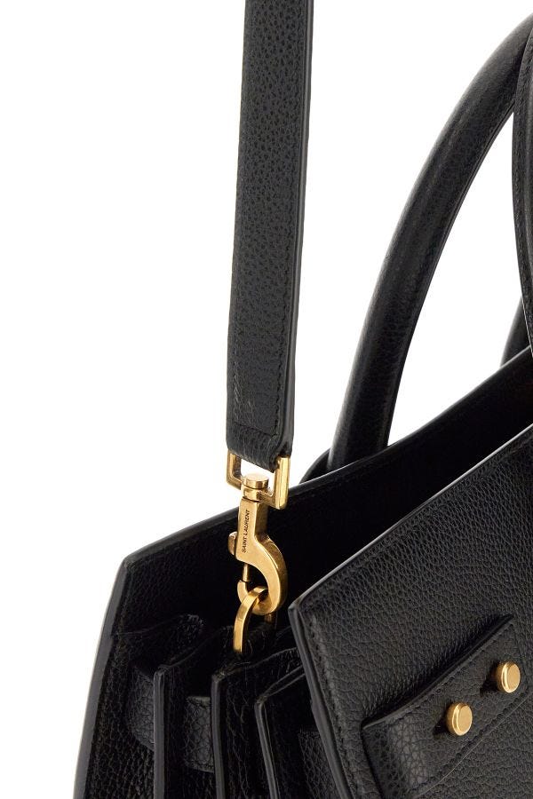 Leather Sac De Jour Bag