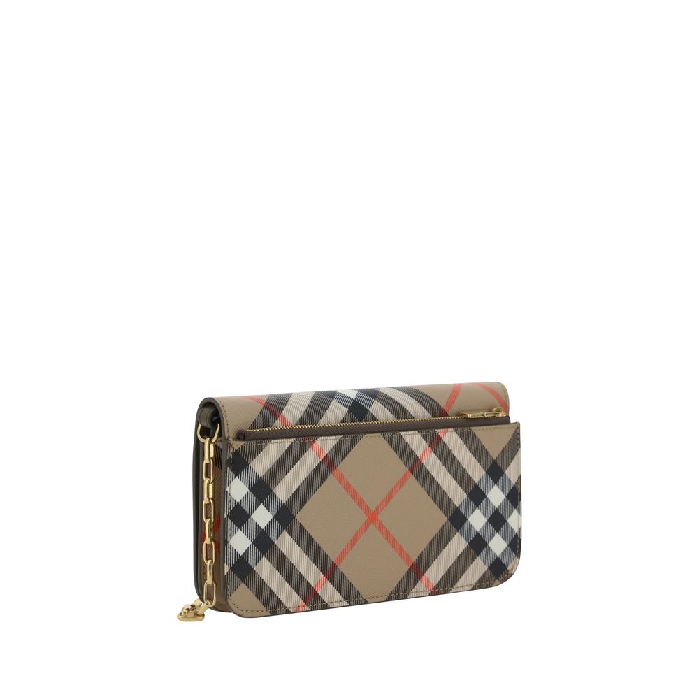 Check Chain Strap Wallet