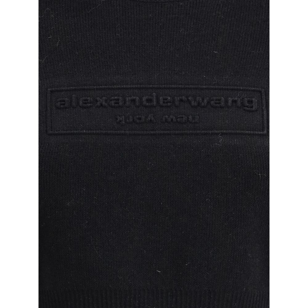 Logo-embossed Ribbed Sweater