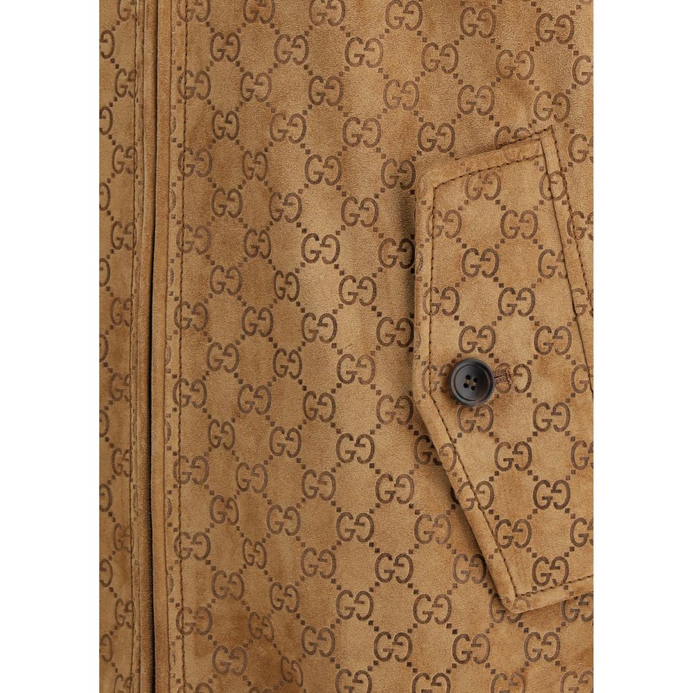 Suede Bomber Jacket