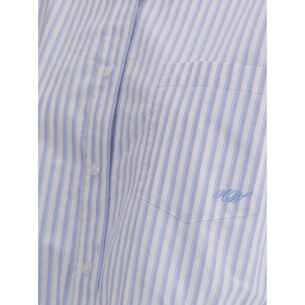 Cotton Oxford Wrap Shirt