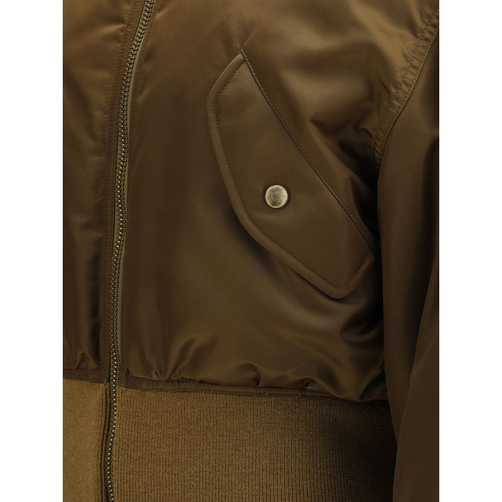 Bomber Jacket Shiny Nylon